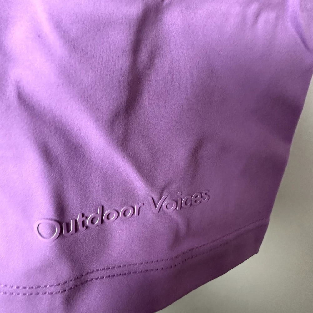Outdoor Voices NWT One Shoulder Dress Lined Lavender Size Large - Picture 4 of 8